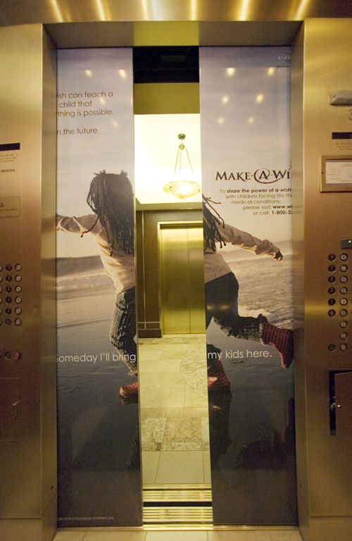 make a wish open elevator panel